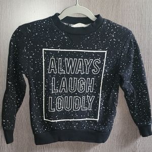 H&M Crew Neck Childs Sweater Size 6